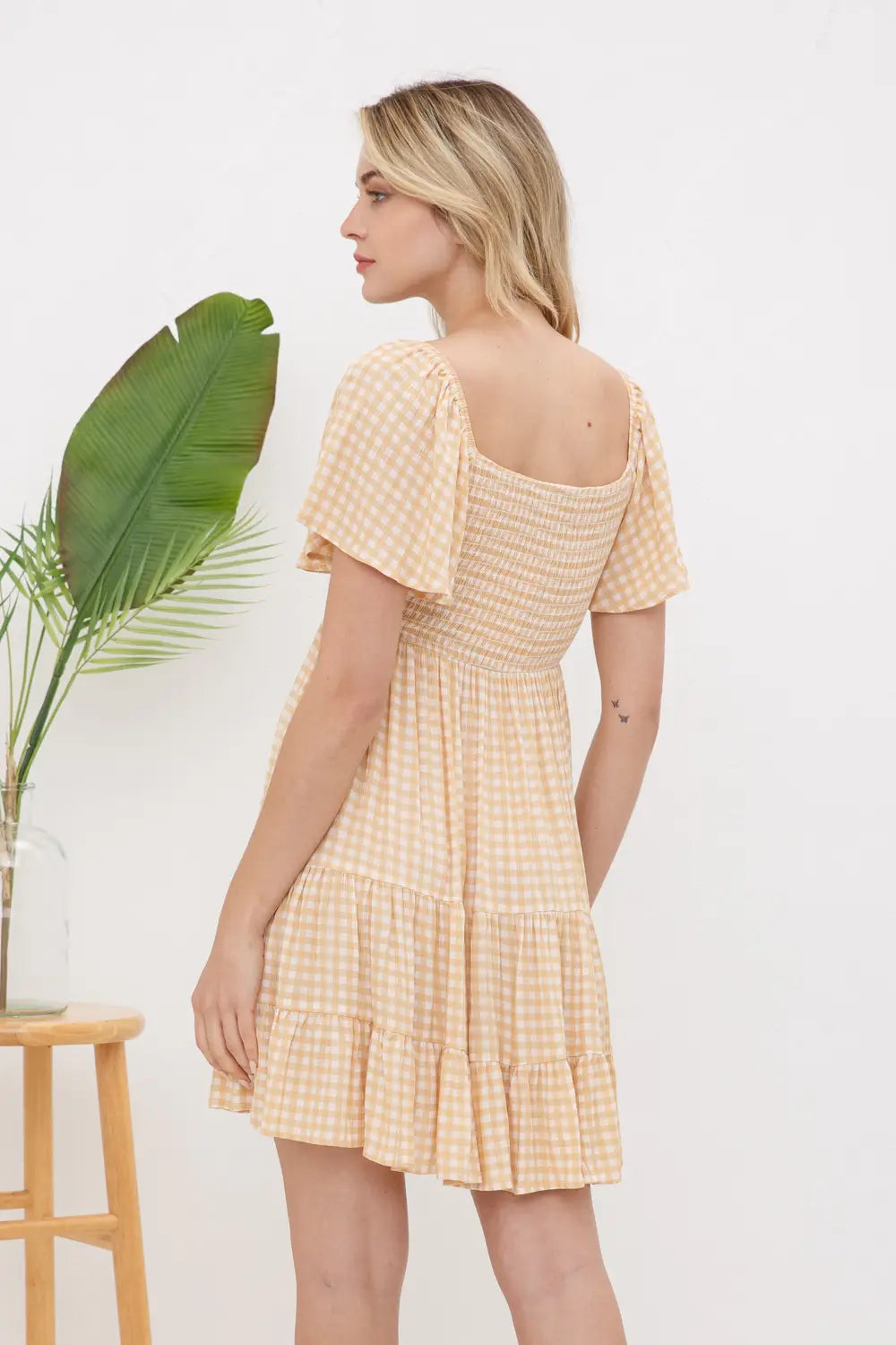 Flared Mini Dress