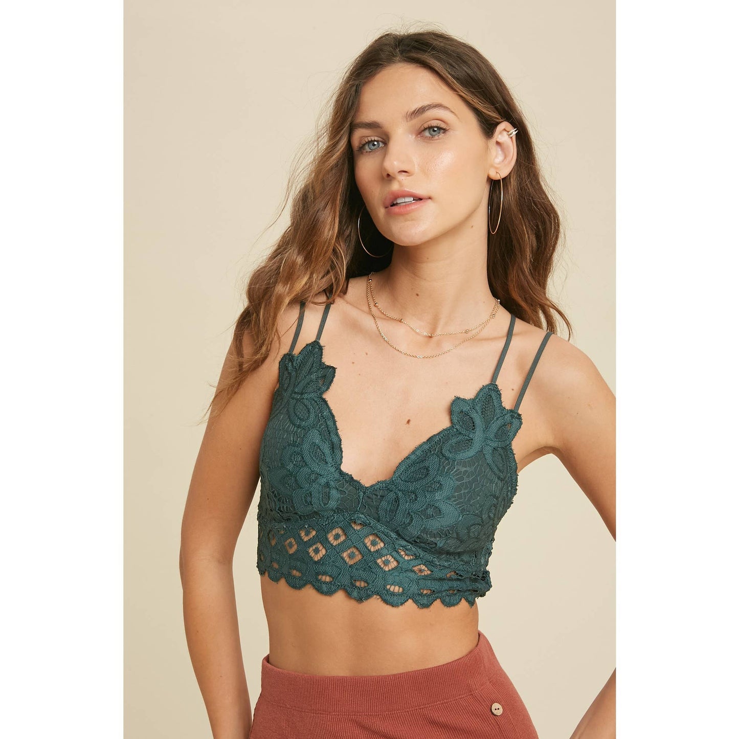 Double Strap Lace Bralette