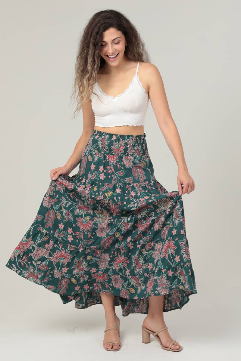 Floral Maxi Skirt