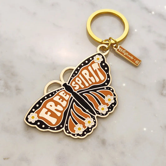 Free Spirit Butterfly Keychain