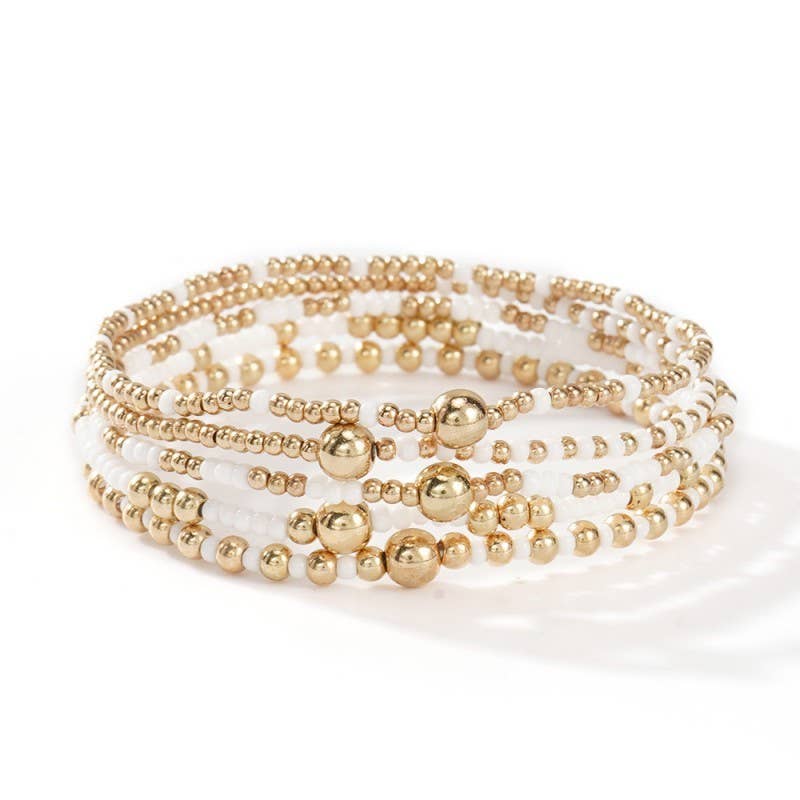 Beaded Stretch Bracelet Set