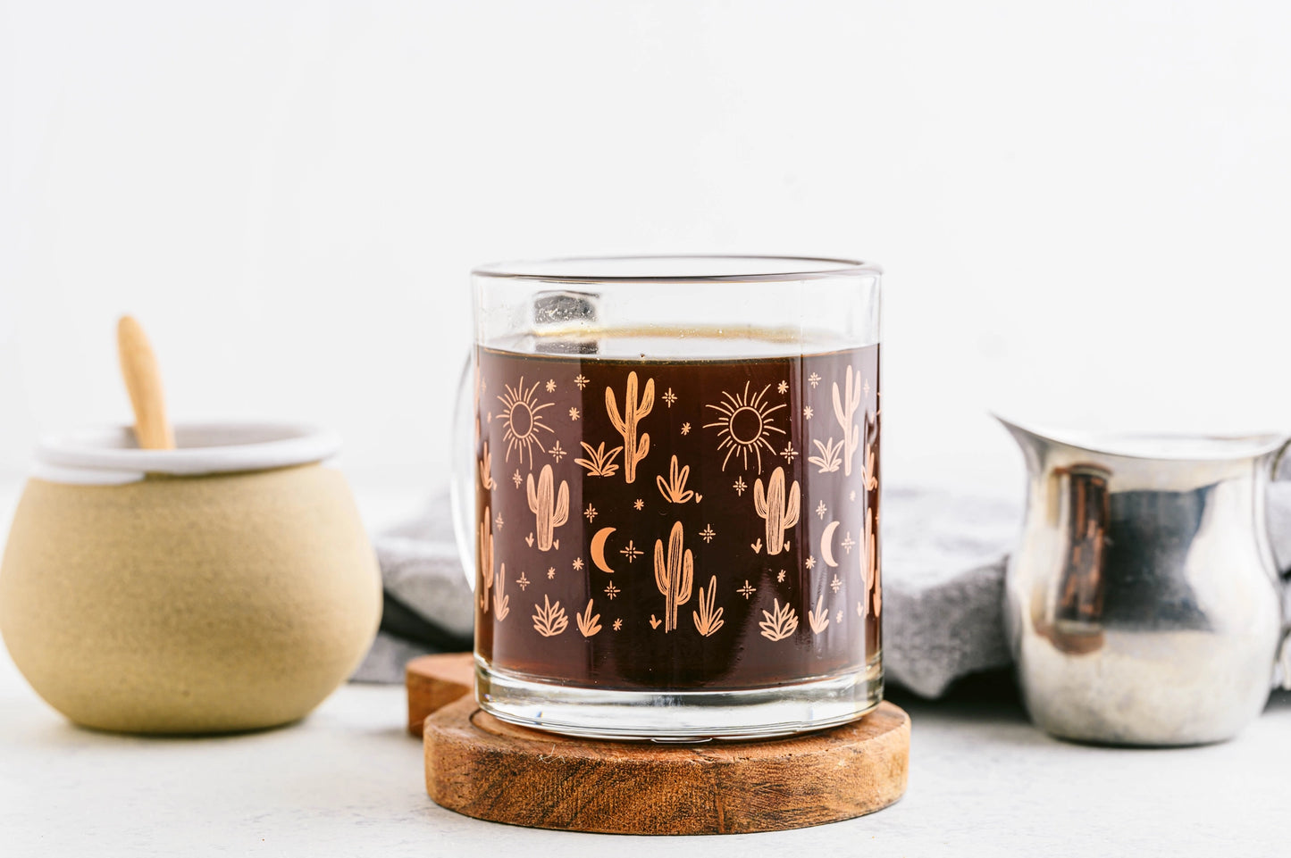 Cactus Glass Mug