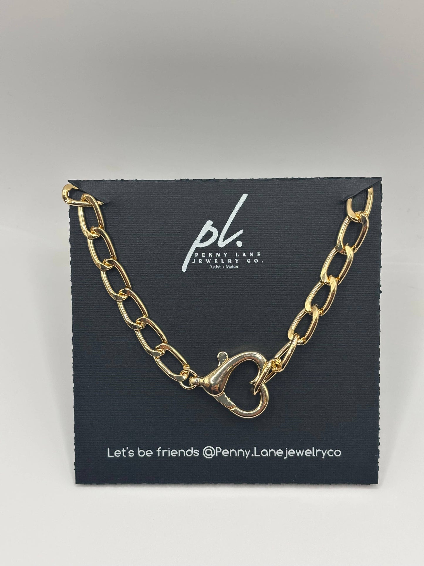 Shanda Heart Toggle Necklace