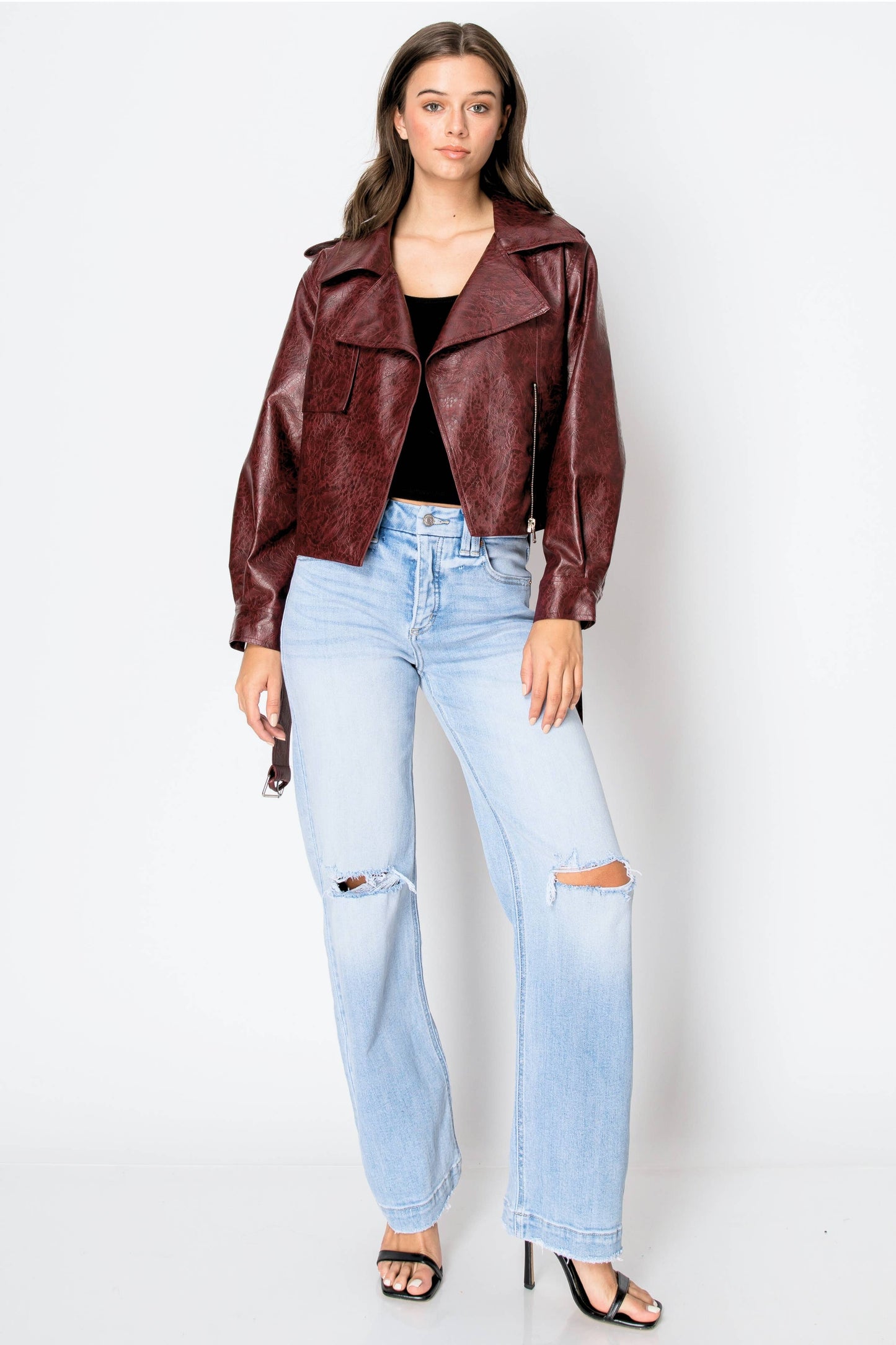 Tummy Control Relaxed Straight Leg Denim