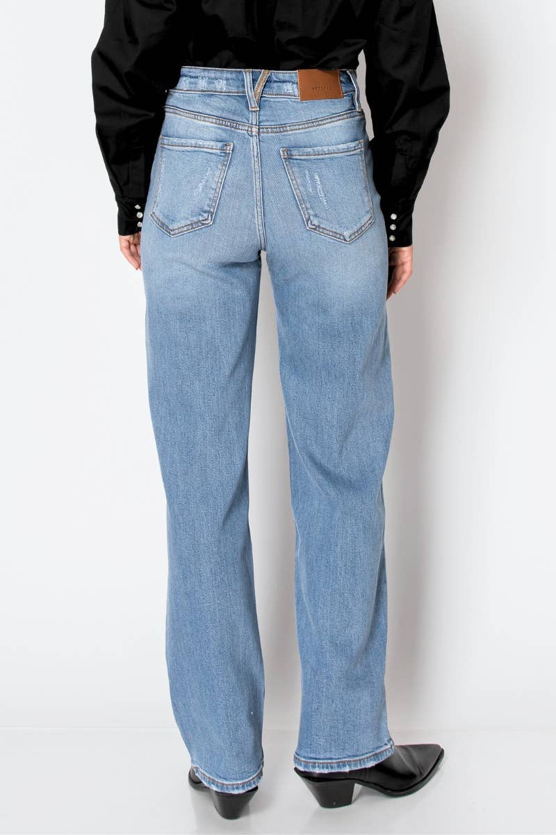 Tummy Control Straight Leg Denim