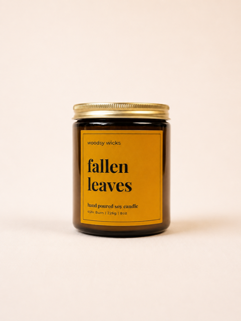 Fallen Leaves Candle
