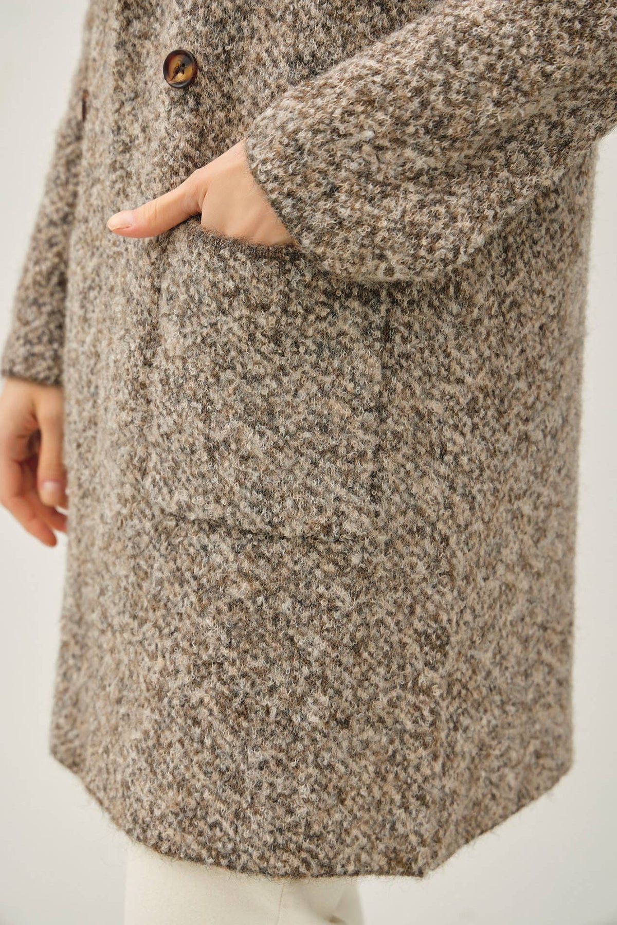 Boucle Knit Coatigan