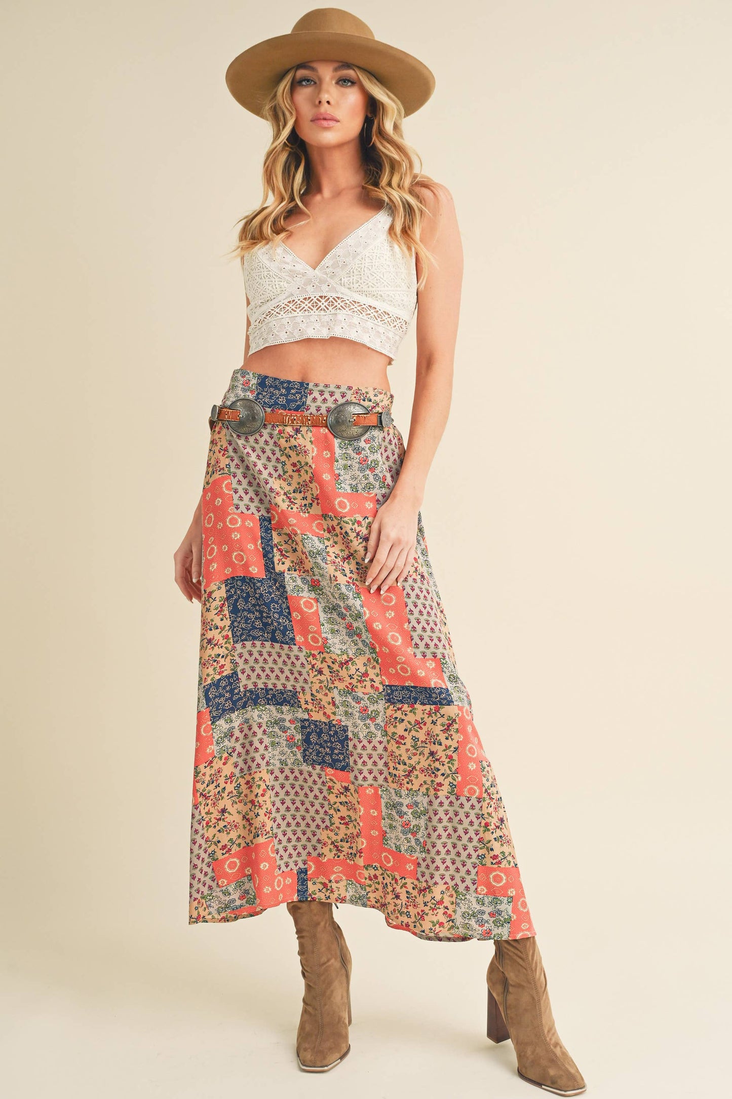 The Bradyn Print Skirt