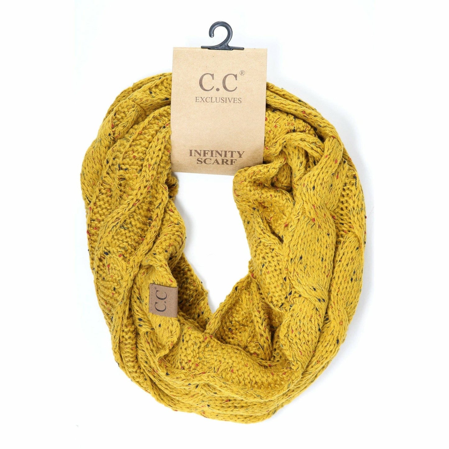 Flecked CC Infinity Scarf