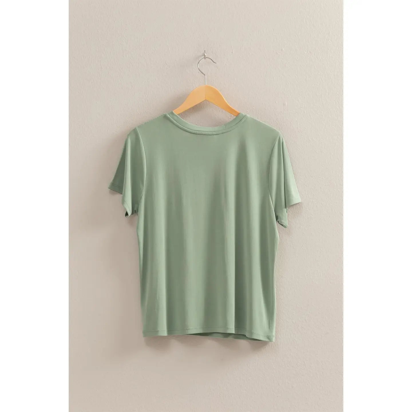 Basic Round Neck Short Sleeve Tee