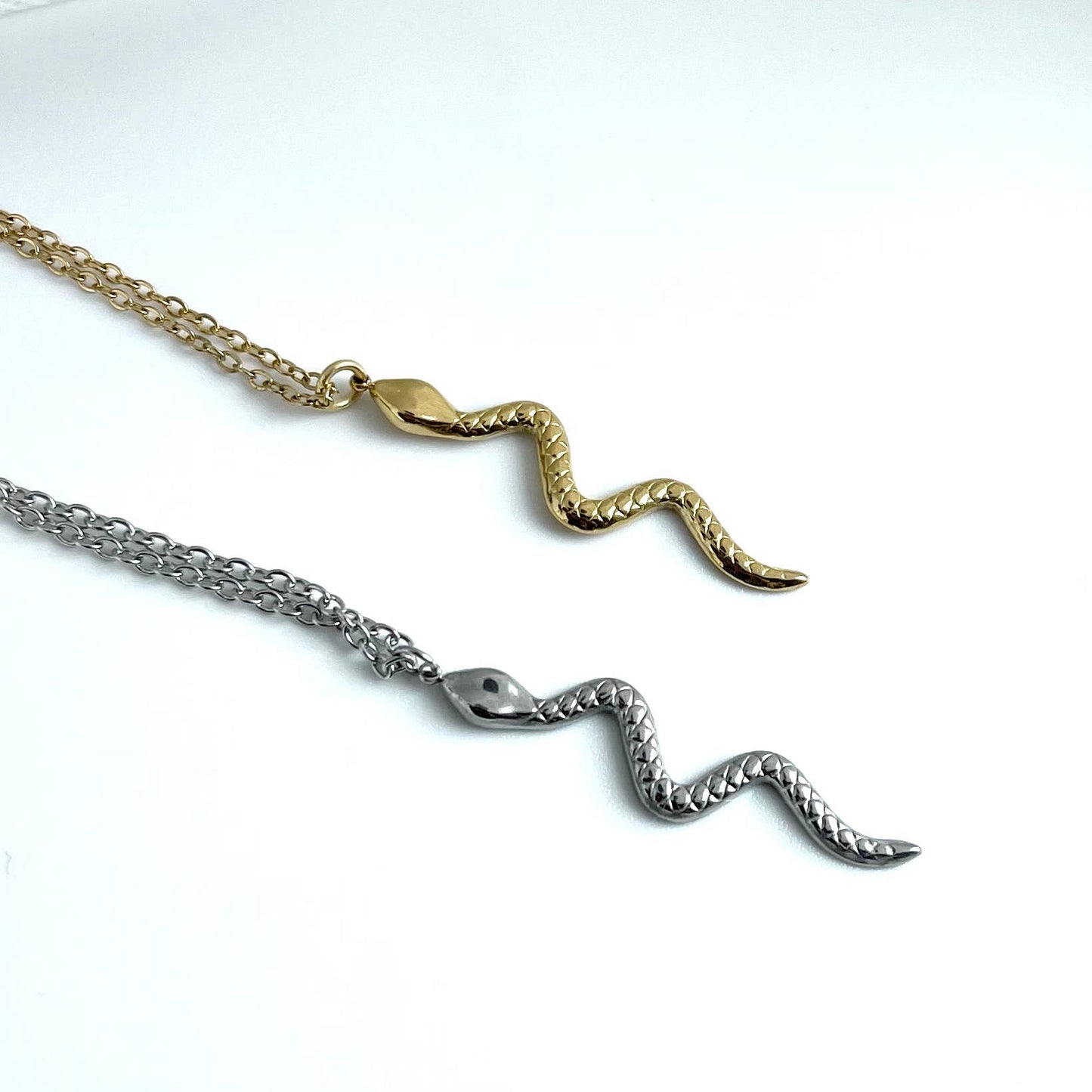 Snake Charm Necklace