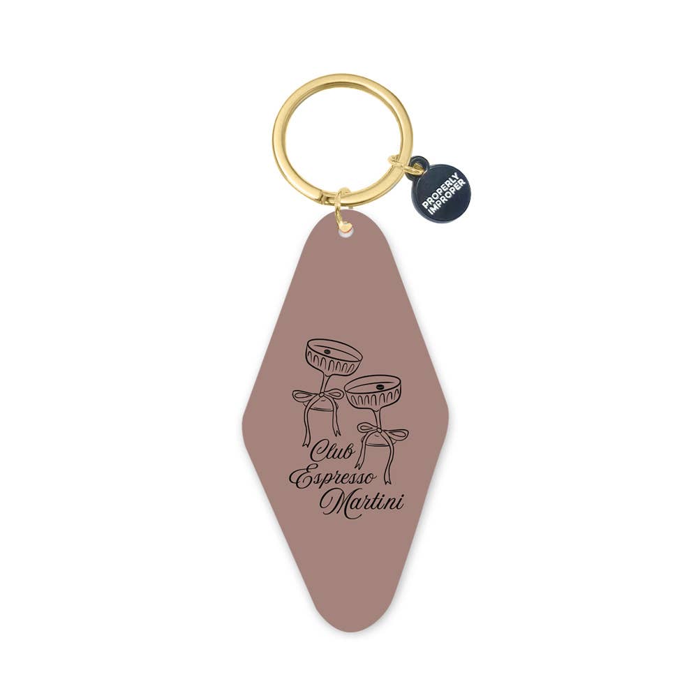 Printed Keychain Club Espresso Martini