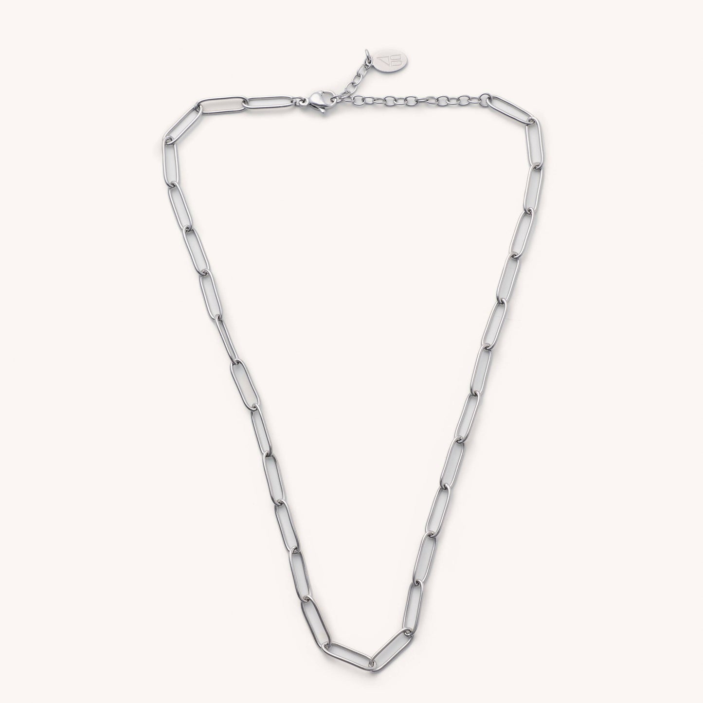 Sasha Silver Chain Necklace- Waterproof