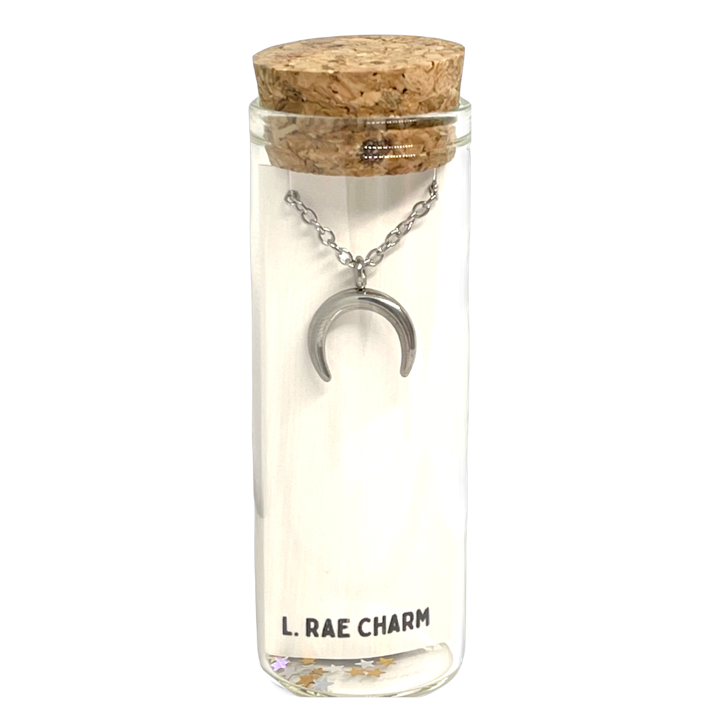 Half Moon Arc Charm Necklace