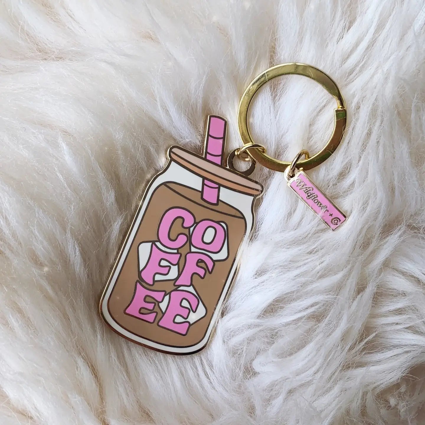 Iced Coffee Keychain