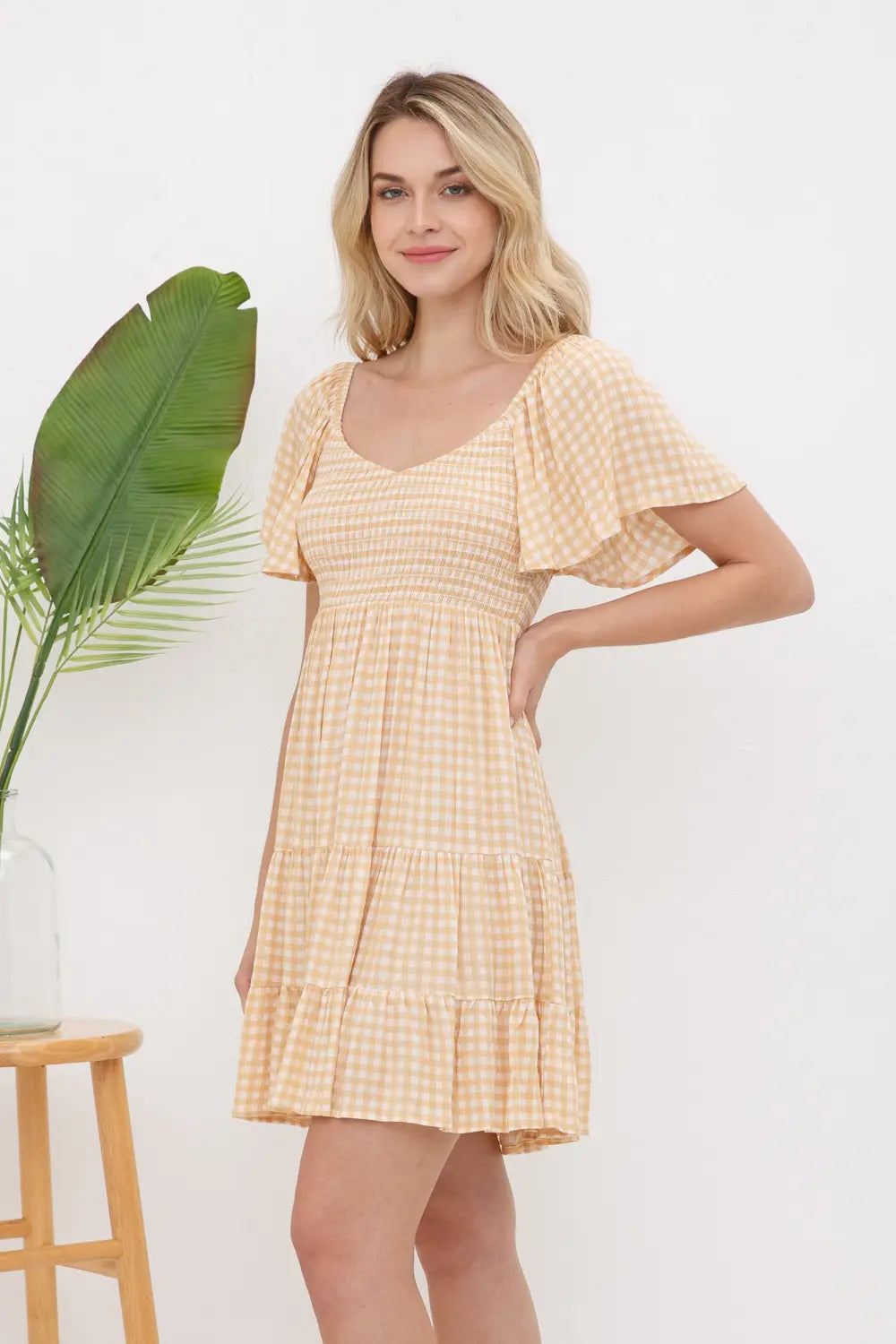 Flared Mini Dress