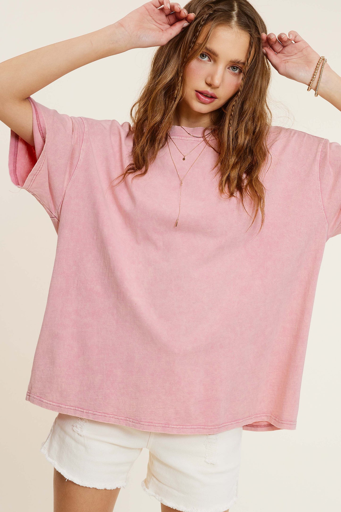 Mineral Washed Oversized Top