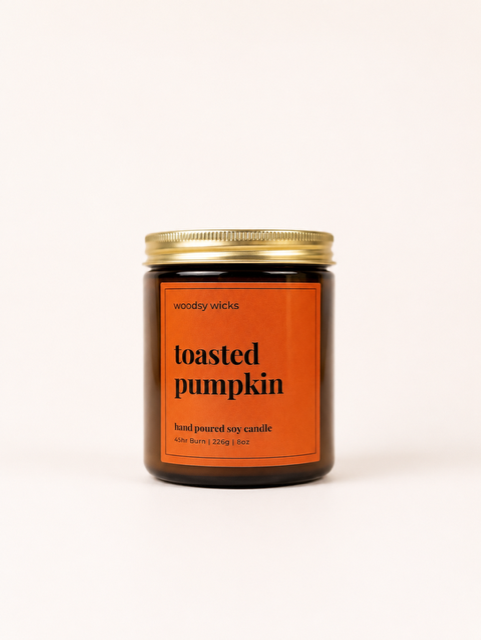 Toasted Pumpkin Nontoxic Candle