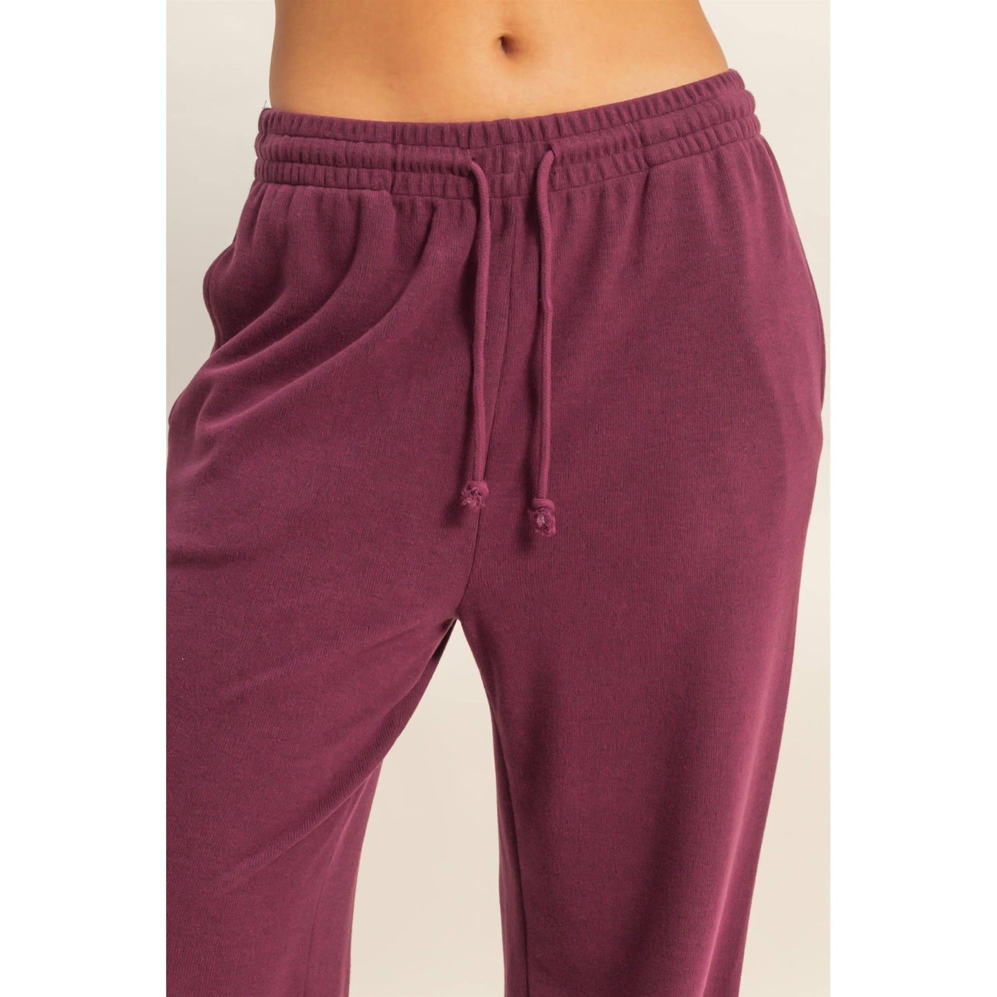 Soft Ribbed Drawstring Jogger Pants (COMING SOON)