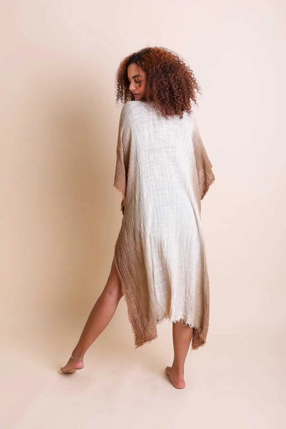 Cotton Bohemian Ombre Kimono
