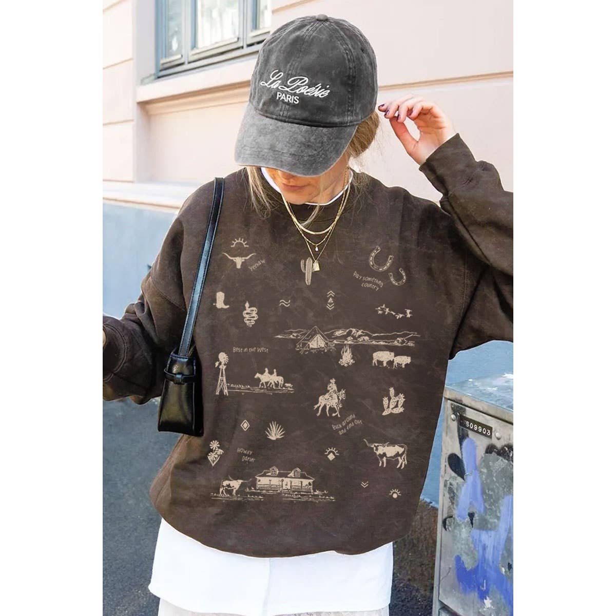 Western Mineral Graphic Crewneck
