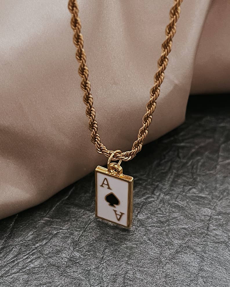 Ace Of Spades Necklace