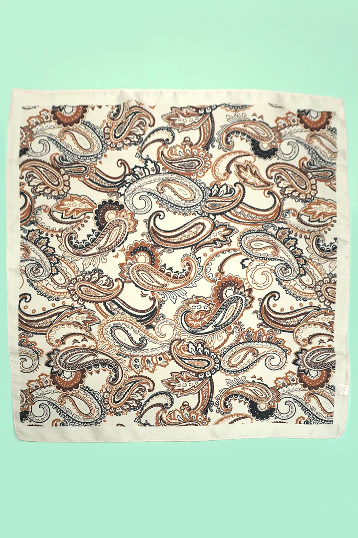 Paisley Silky Feel Bandana Scarf