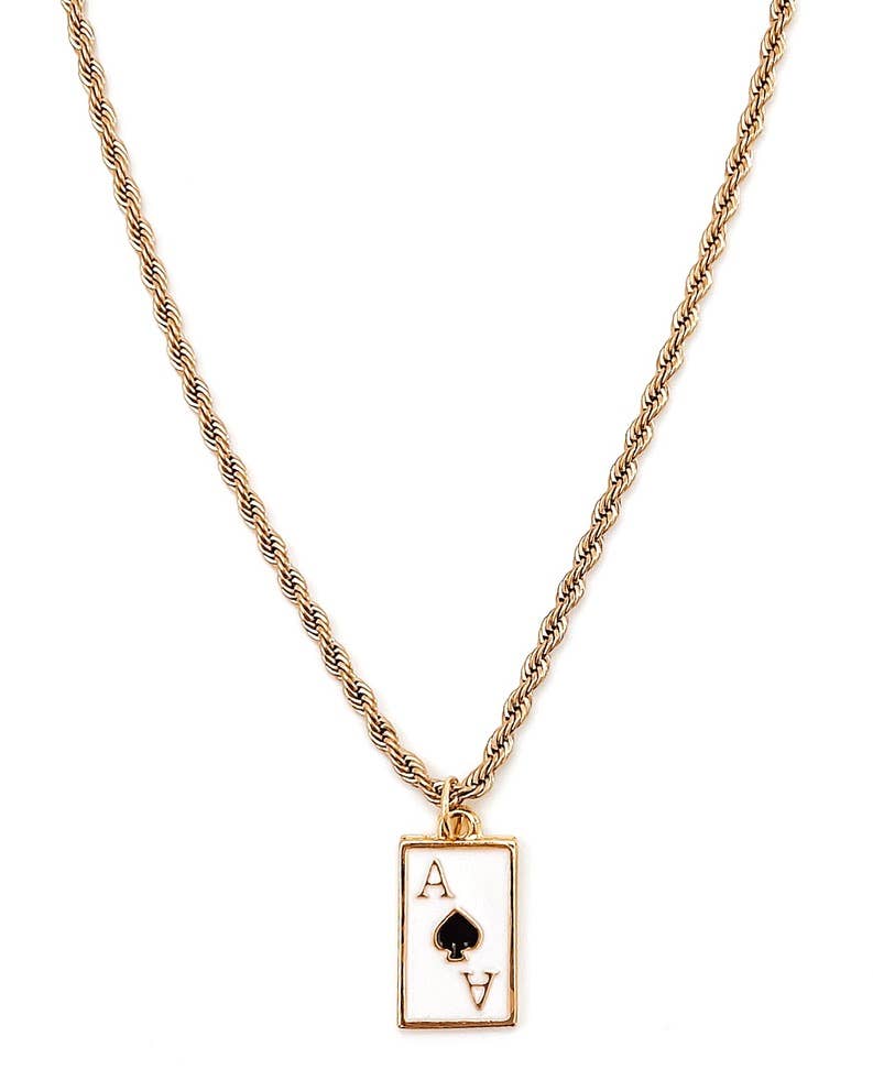 Ace Of Spades Necklace