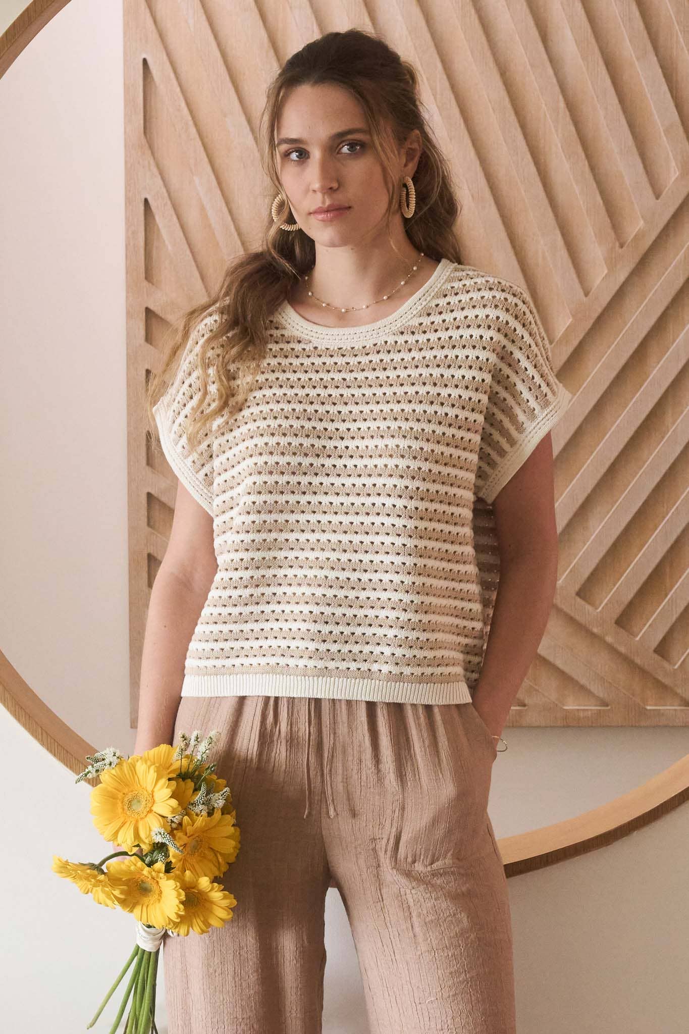 Crochet Sweater Top
