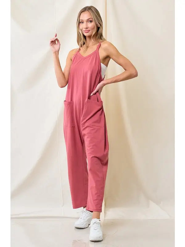 Rust Jumpsuit