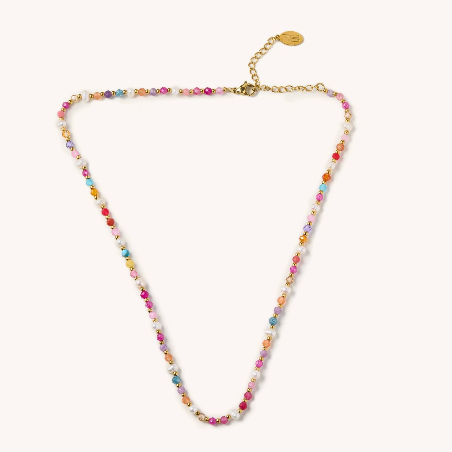Jenny Multi Bead Pearl Necklace