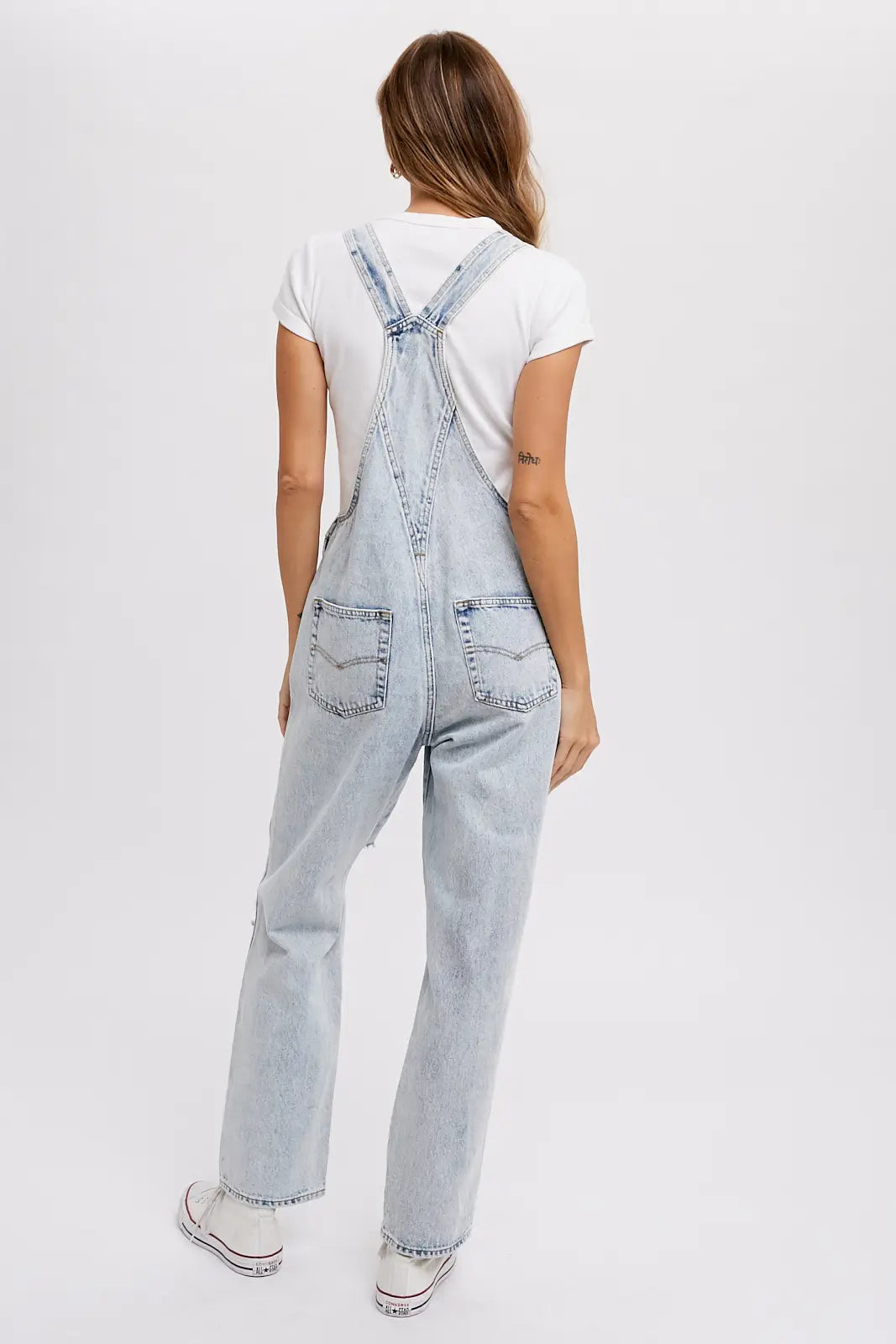 Light Denim Overalls