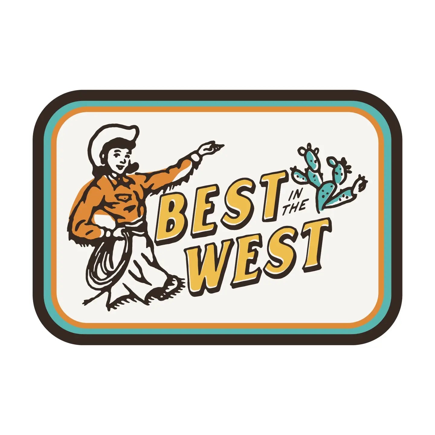 Best In the West Sticker