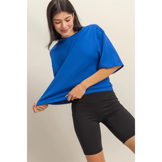 Drop Shoulder Everyday Basic Tee