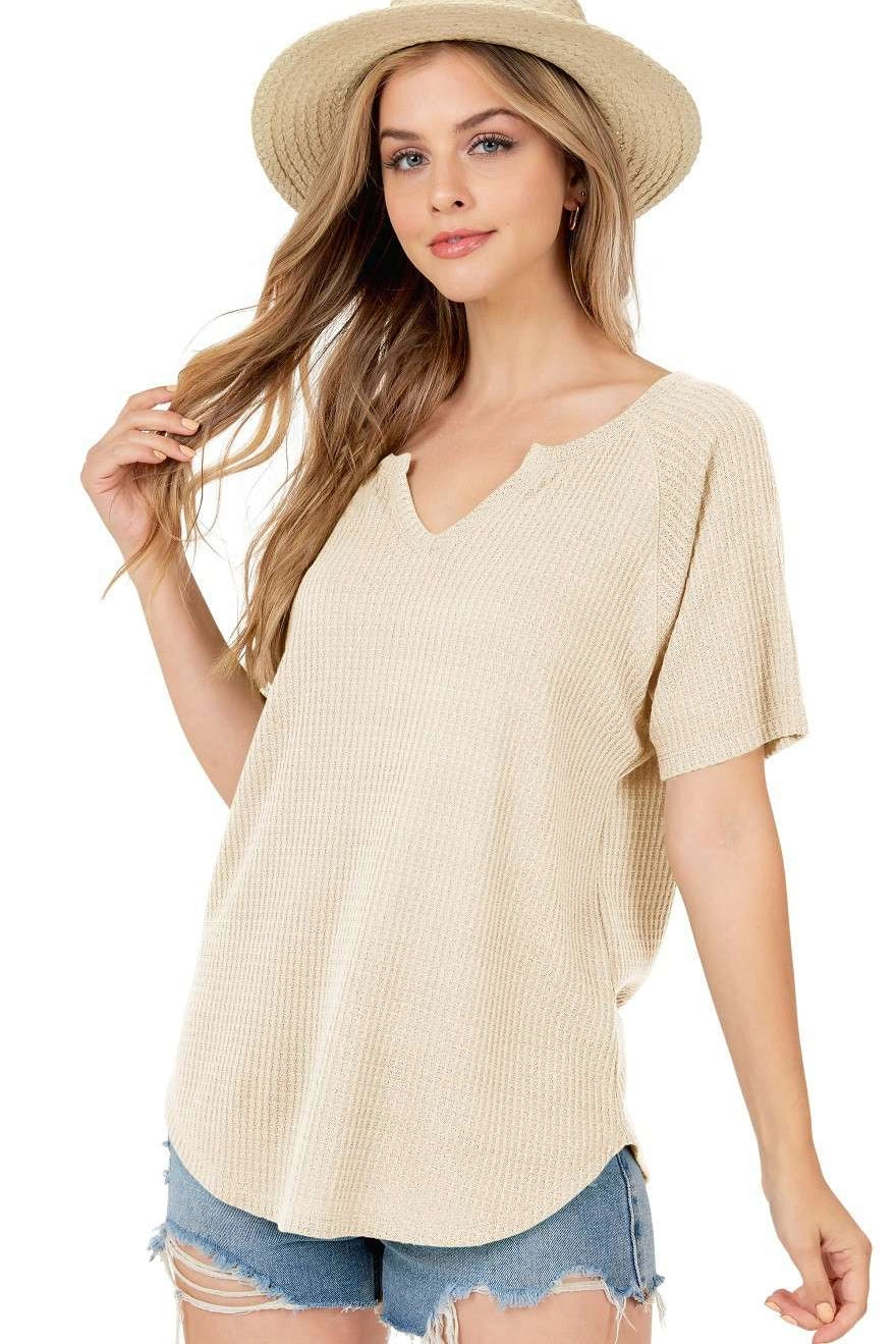 Textured Basic Tee