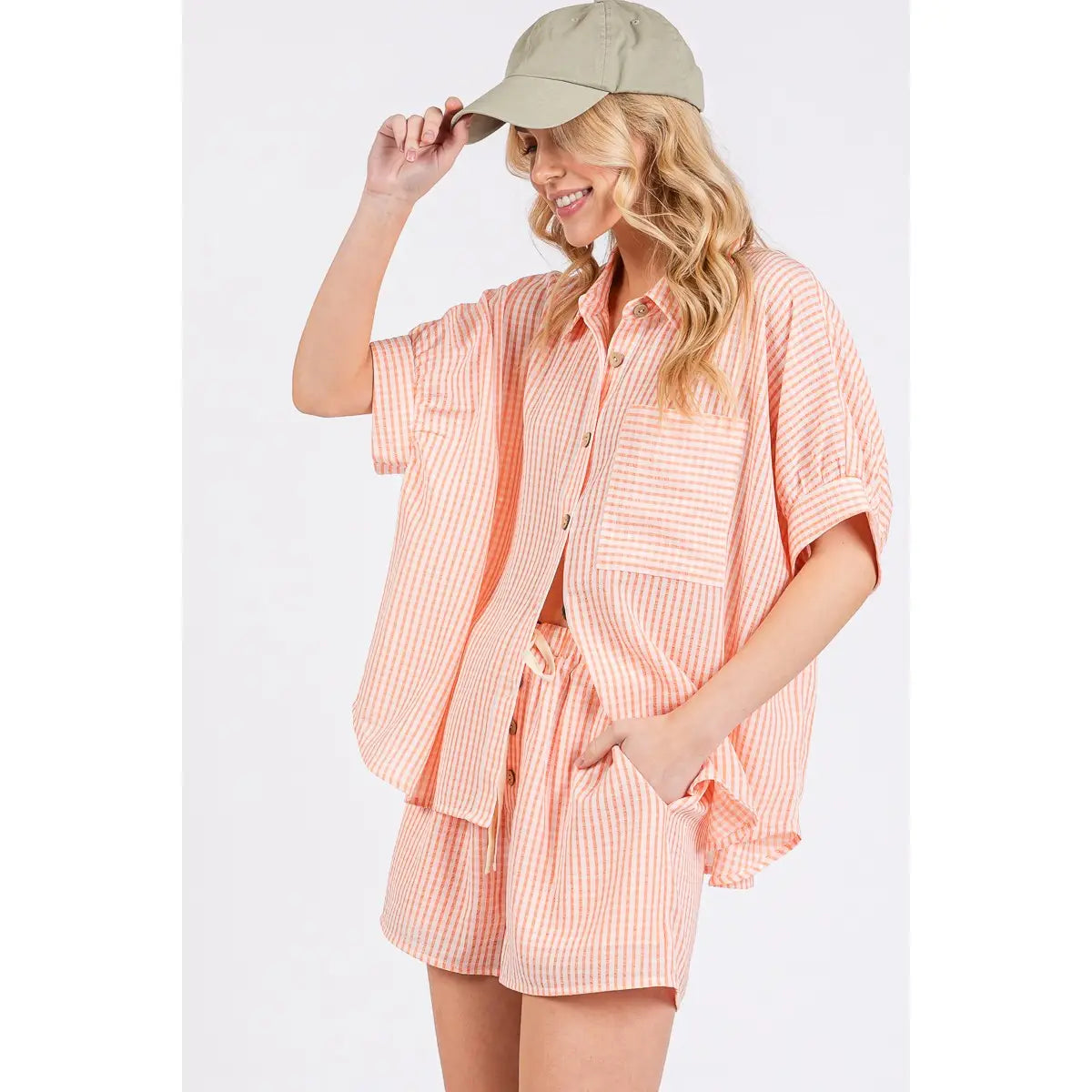 Mini Checker Shirt & Shorts Set