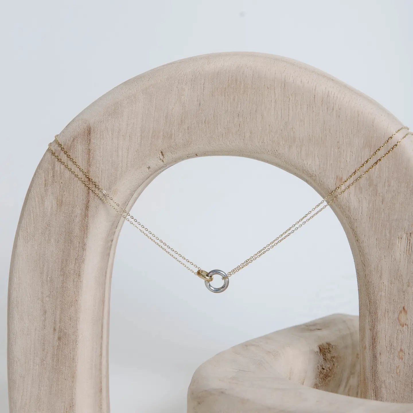 Josephine Necklace- Mixed Metal