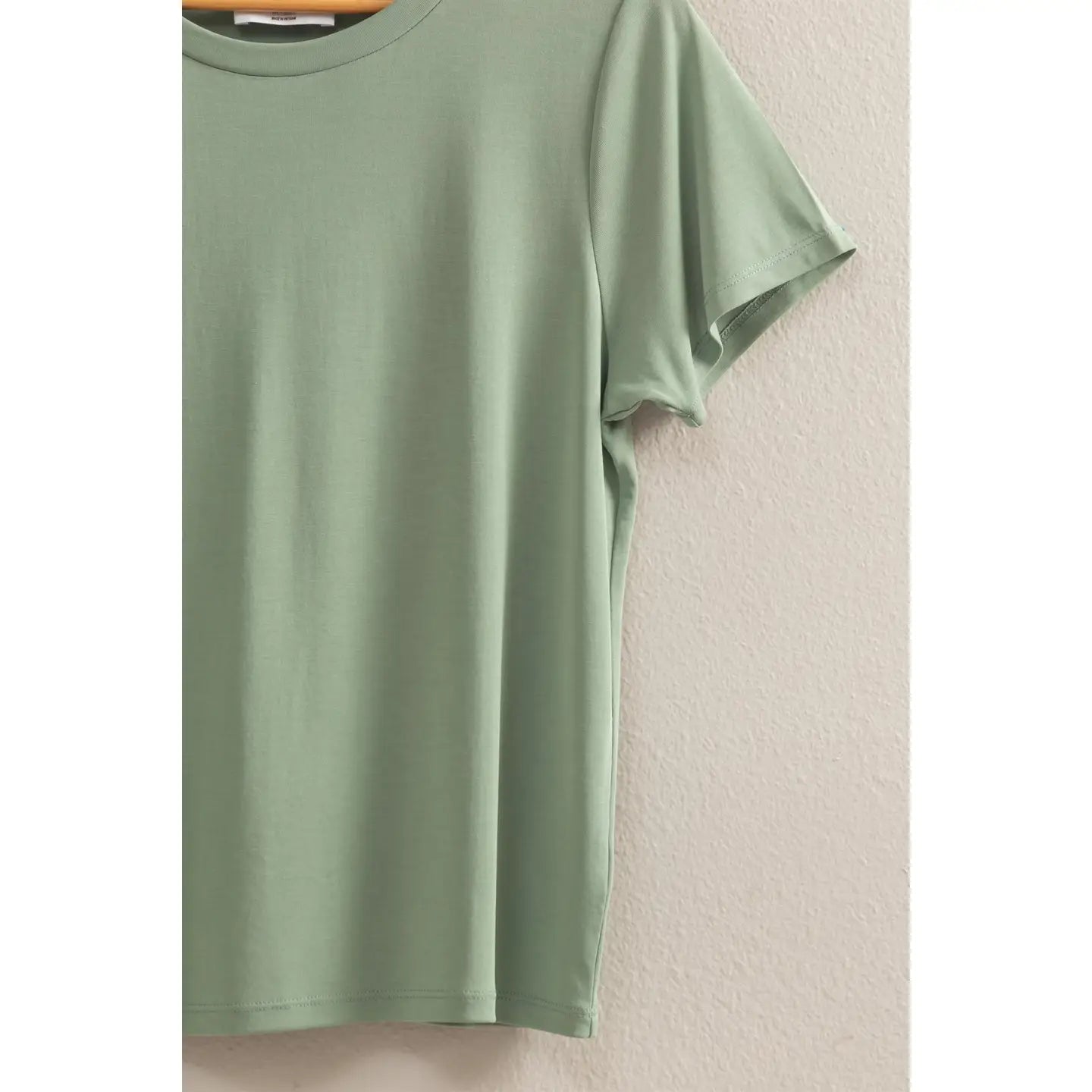 Basic Round Neck Short Sleeve Tee