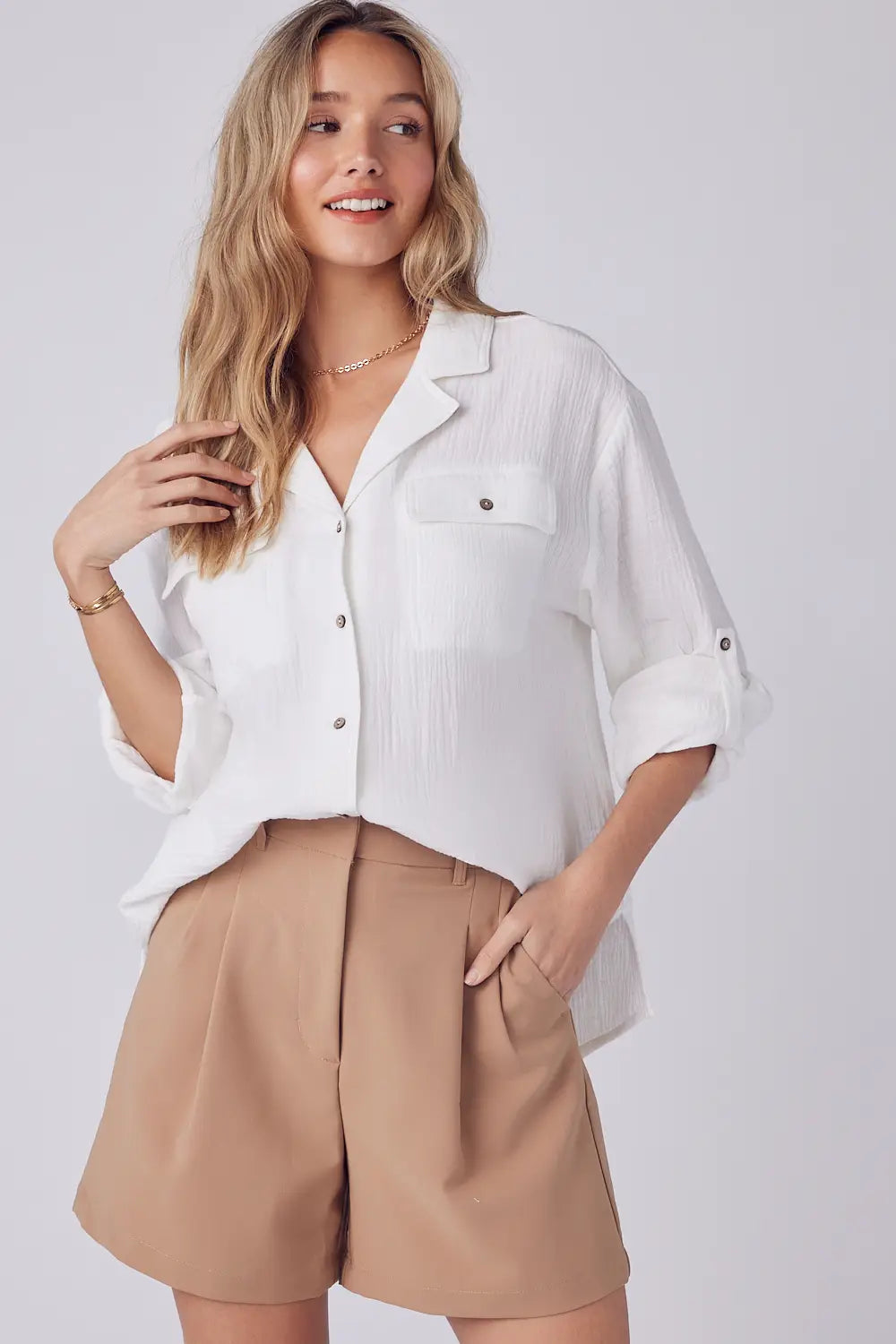 Cotton Button Up