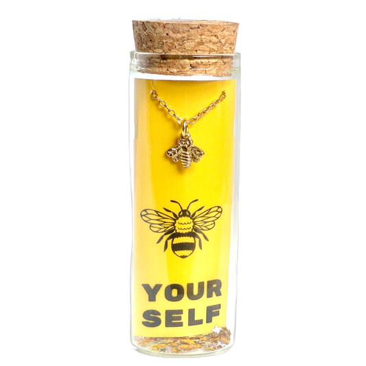 Bee Yourself Affirmation Necklace