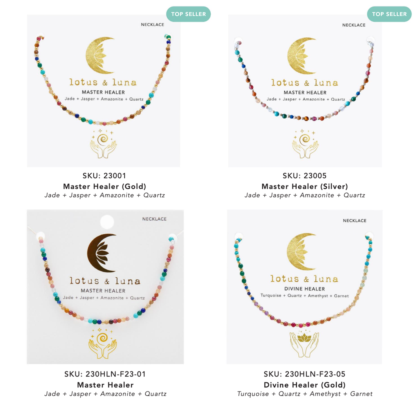 2mm Healing Necklaces