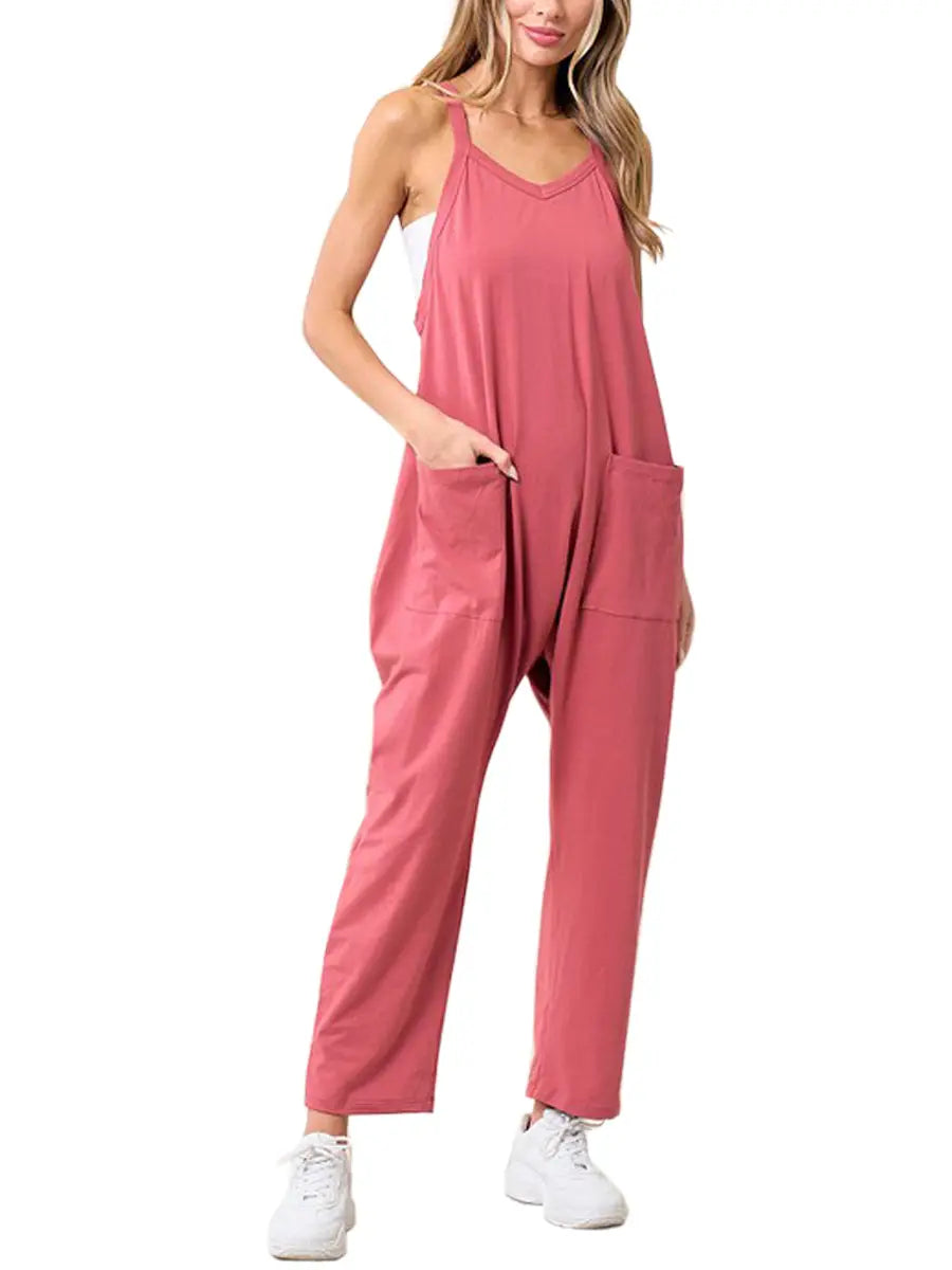Rust Jumpsuit