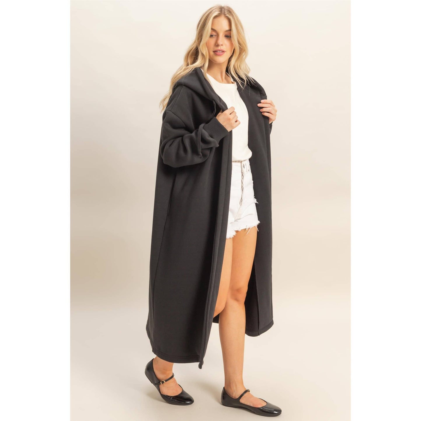 Fleece French Terry Hood Coat (COMING DECEMBER)