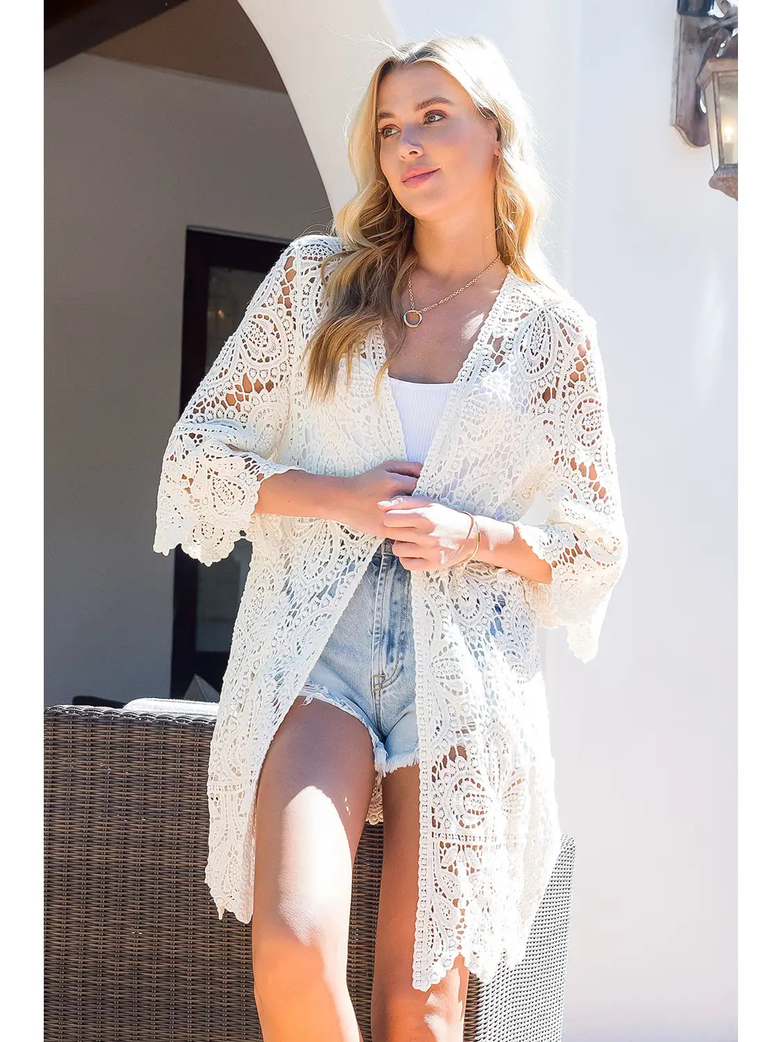 Crochet Lace Cardigan