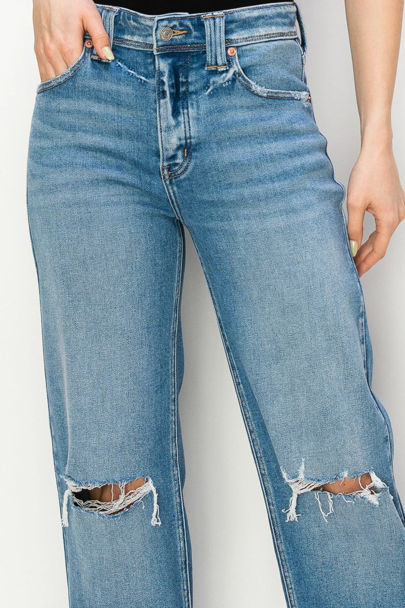 High Rise Straight Leg