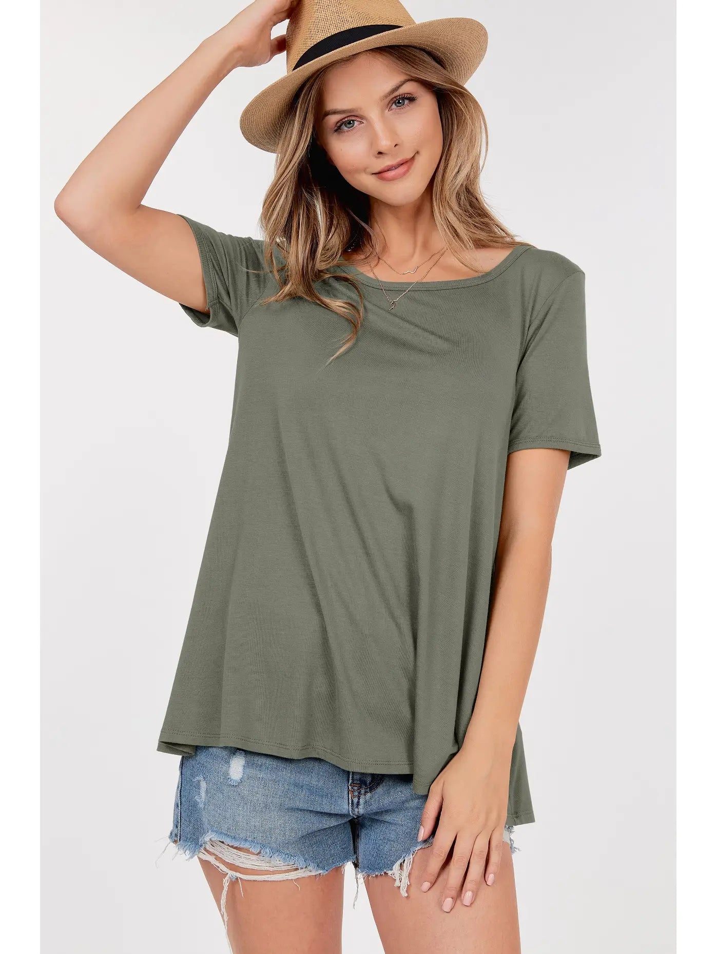 Short Sleeve Basic Tee