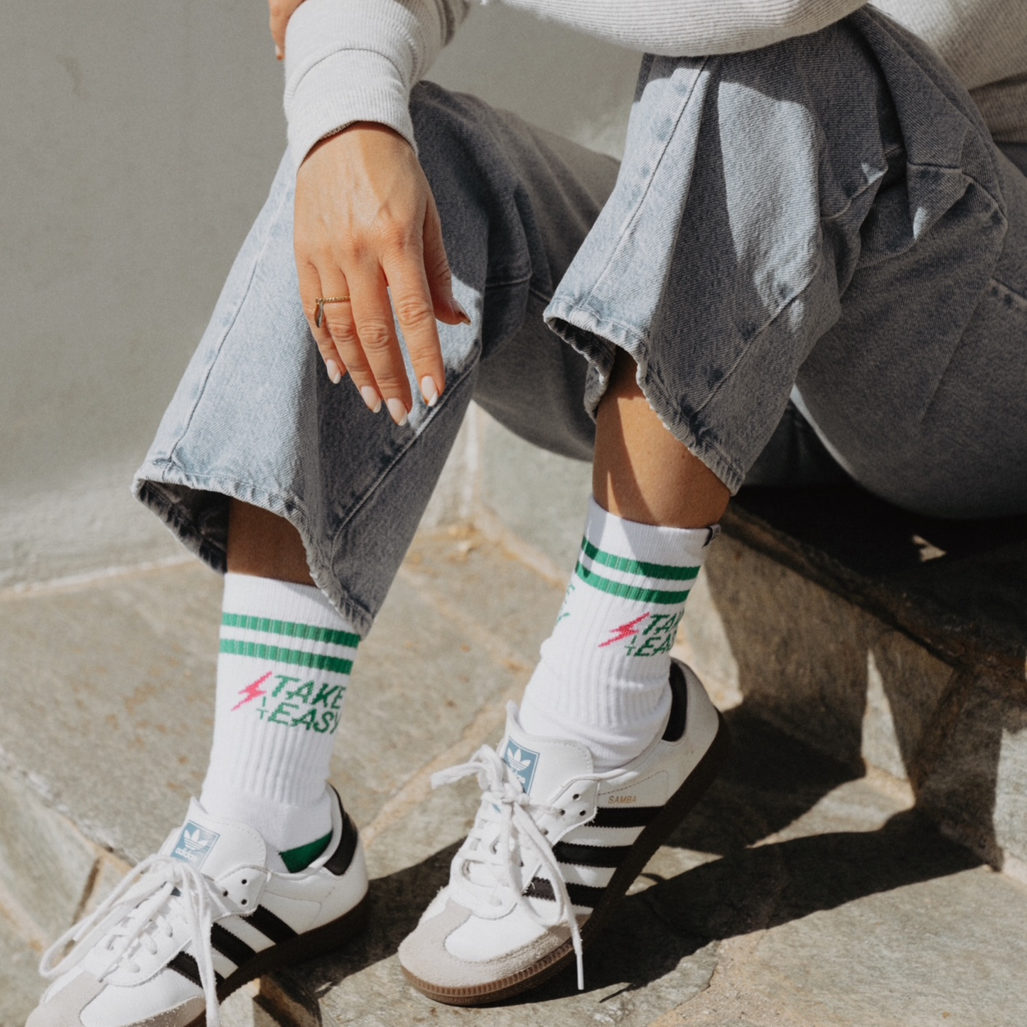 Take it Easy Crew Socks