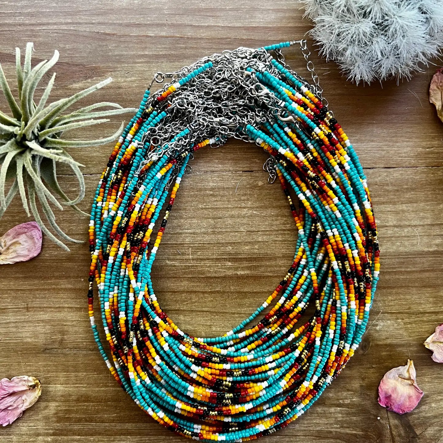 Turquoise Serape Choker