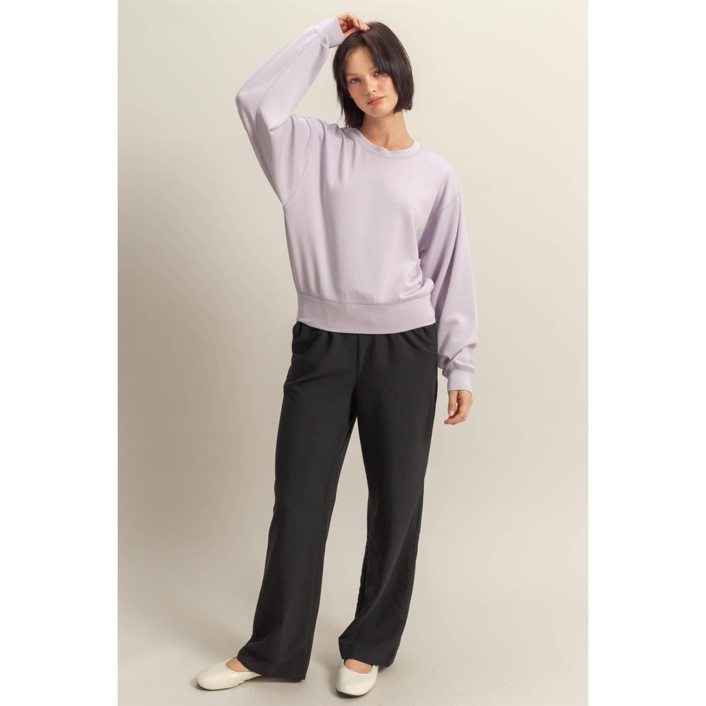 Relaxed Long Sleeve Sweatshirt
