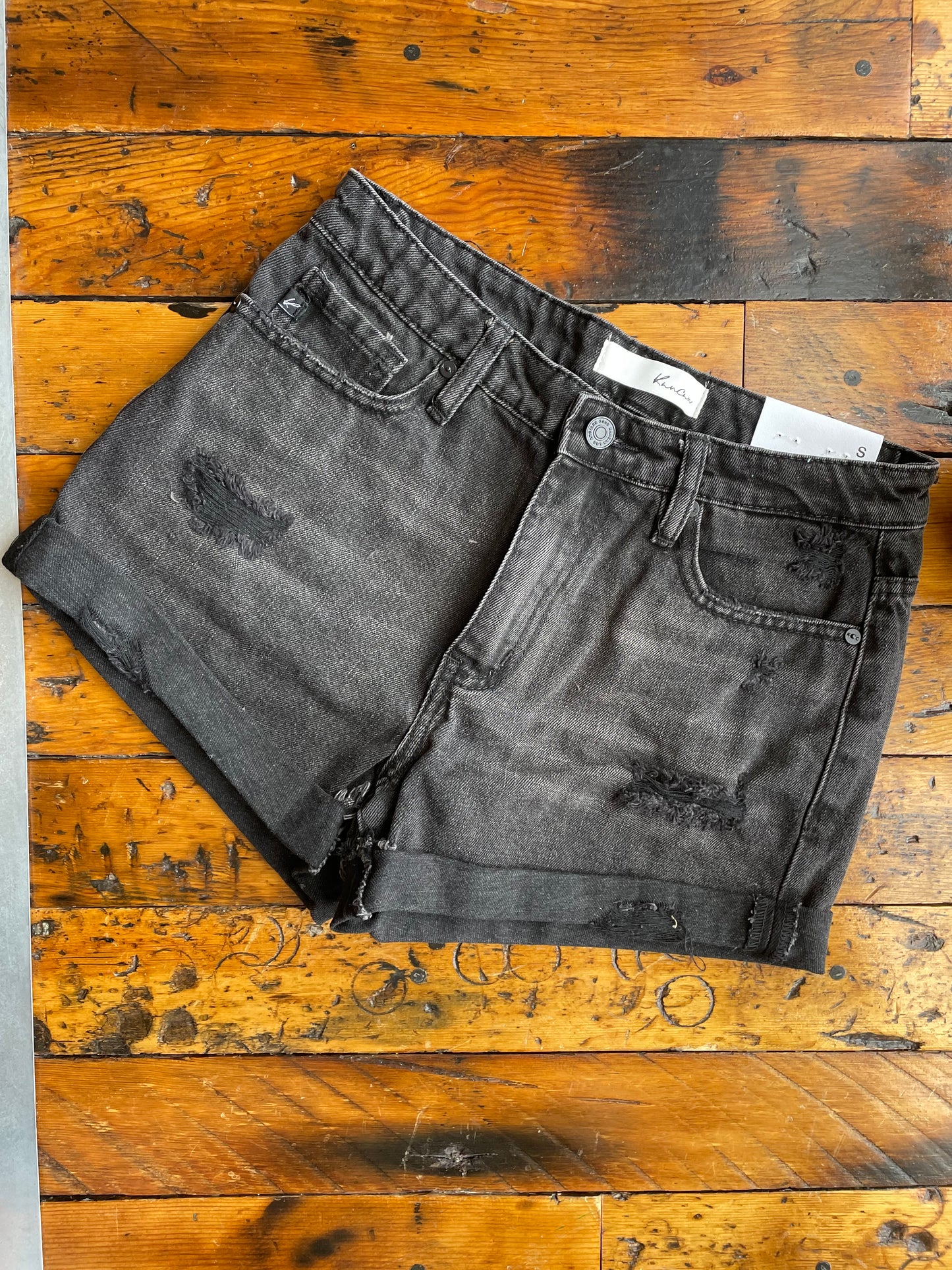 Distressed KanCan Shorts